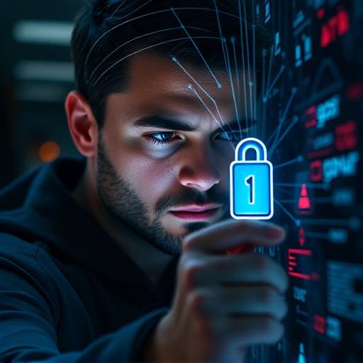 Un expert en cybers√©curit√© analysant une menace